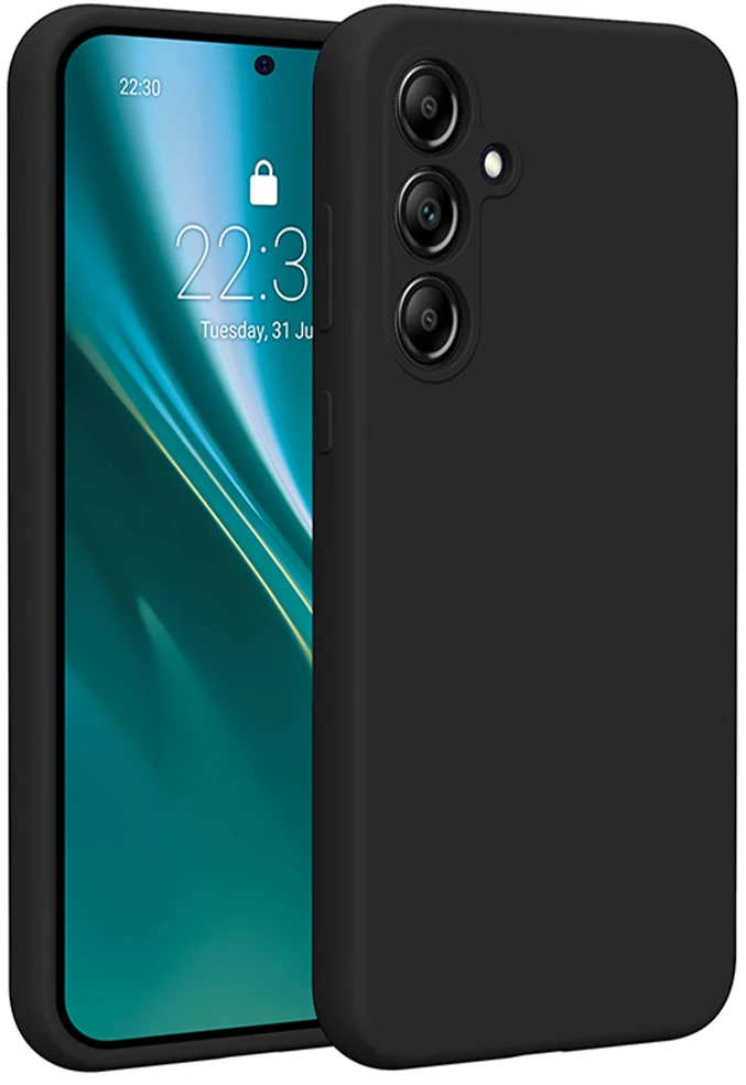Etteri silikoninis dėklas Samsung Galaxy A35 5G juodas