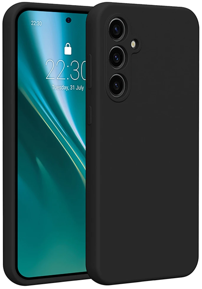 Etteri silikoninis dėklas Samsung Galaxy S23 FE juodas