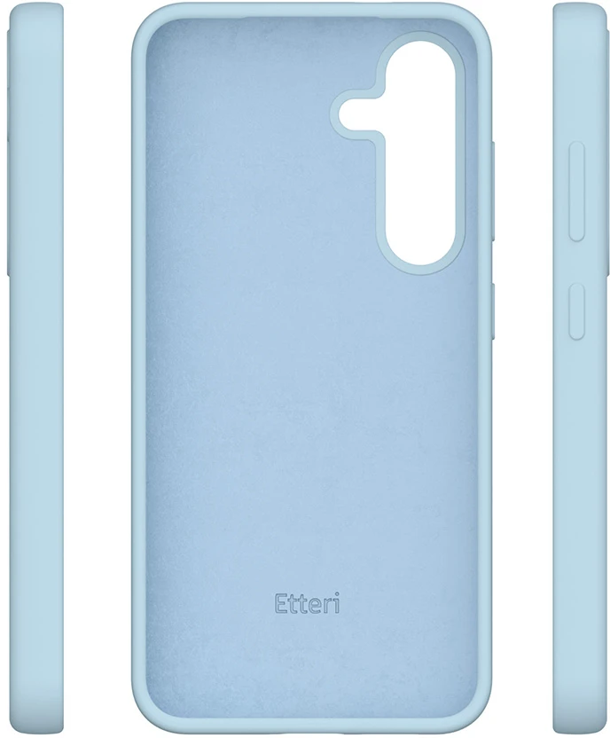 Etteri silikoninis dėklas Samsung Galaxy S24 Plus šviesiai mėlynas