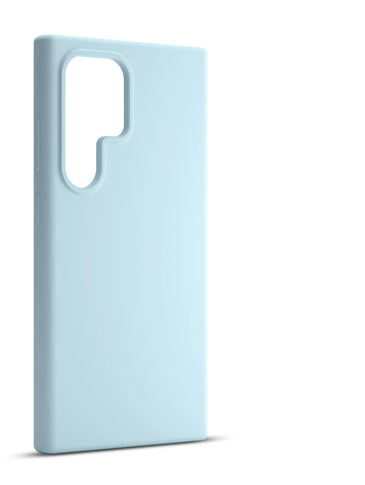 Etteri silikoninis dėklas Samsung Galaxy S24 Ultra, šviesiai mėlynas