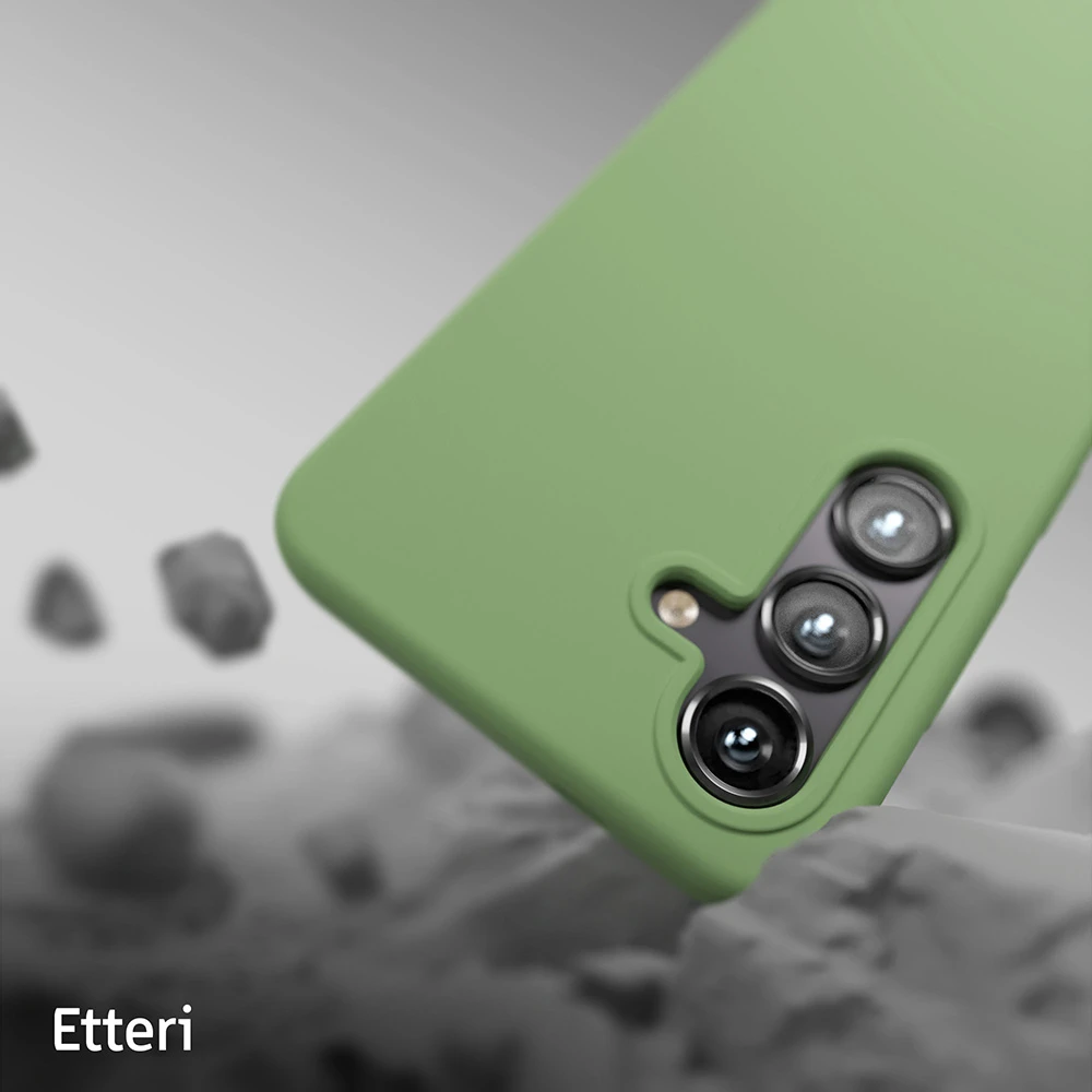 Etteri silikoninis dėklas Samsung Galaxy S24 Plus šviesiai žalias