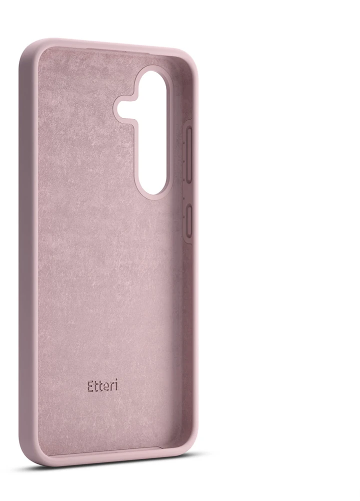 Etteri silikoninis dėklas Samsung Galaxy S24 Plus šviesiai rožinis
