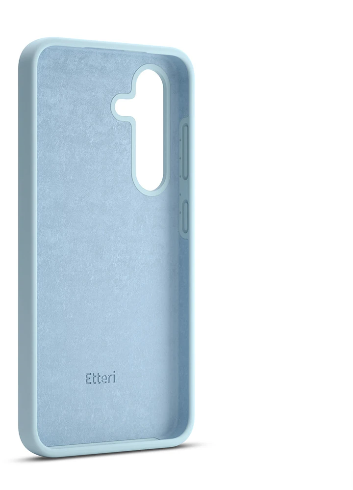 Etteri silikoninis dėklas Samsung Galaxy S24 Plus šviesiai mėlynas