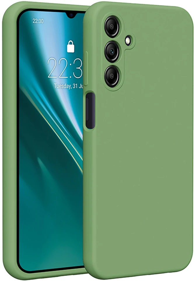 Etteri silikoninis dėklas Samsung Galaxy A15 4G / A15 5G šviesiai žalias