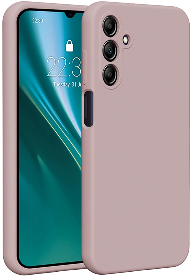 Etteri silikoninis dėklas Samsung Galaxy A15 4G / A15 5G šviesiai rožinis