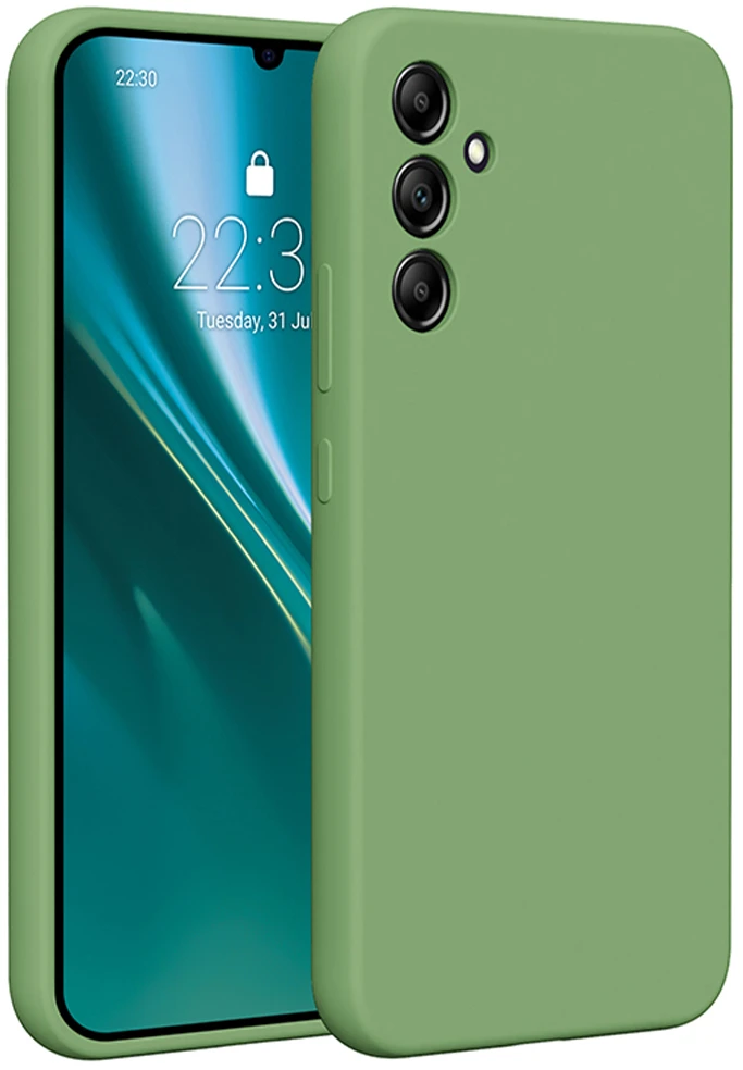 Etteri silikoninis dėklas Samsung Galaxy A34 5G šviesiai žalias