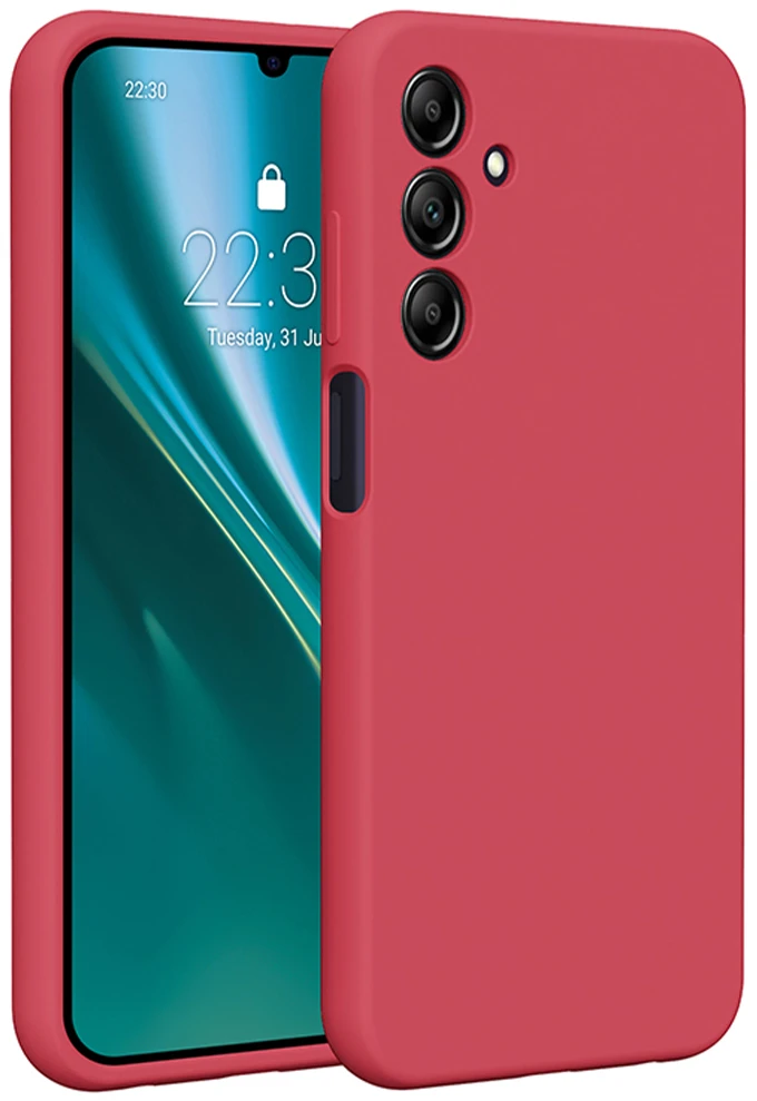 Etteri silikoninis dėklas Samsung Galaxy A25 5G (global) aviečių spalvos