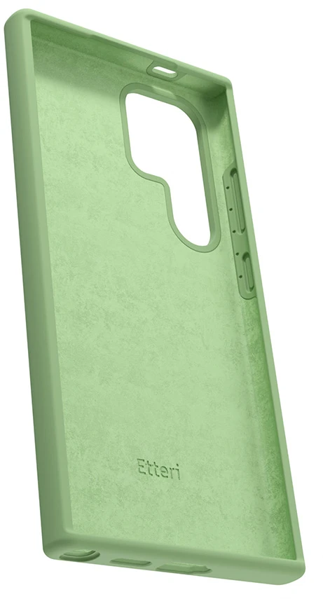 Etteri silikoninis dėklas Samsung Galaxy S24 Ultra šviesiai žalias