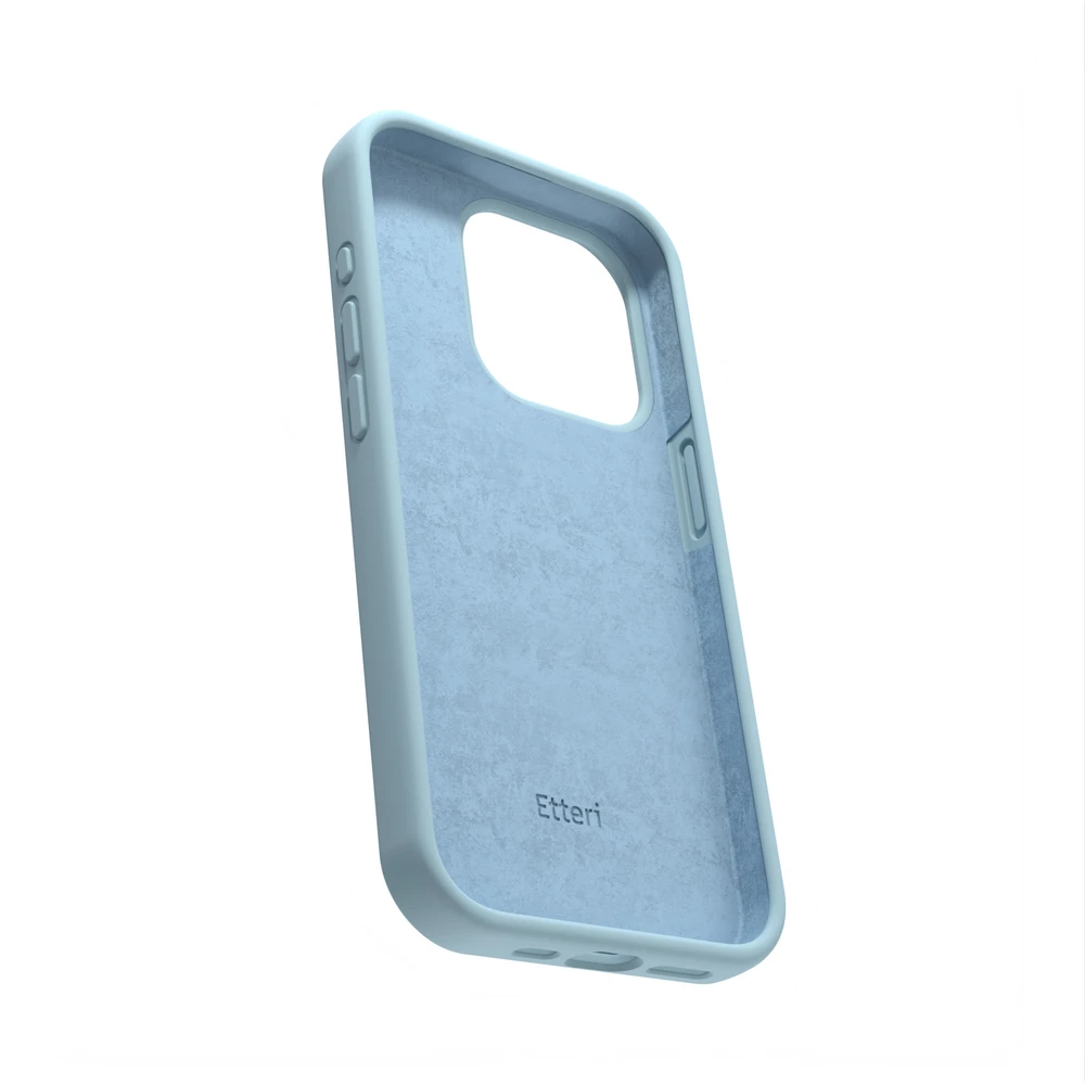 Etteri silikoninis dėklas Samsung Galaxy S23 Plus šviesiai mėlynas