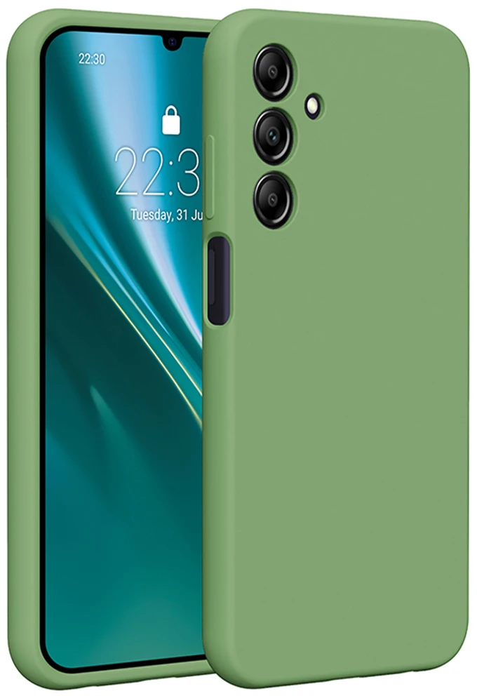 Etteri silikoninis dėklas Samsung Galaxy A25 5G (global) šviesiai žalias