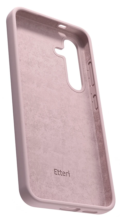 Etteri silikoninis dėklas Samsung Galaxy S24 Plus šviesiai rožinis