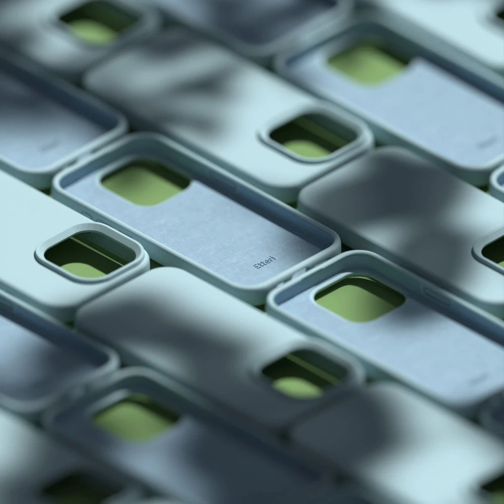 Etteri silikoninis dėklas Samsung Galaxy A25 5G (global) šviesiai mėlynas