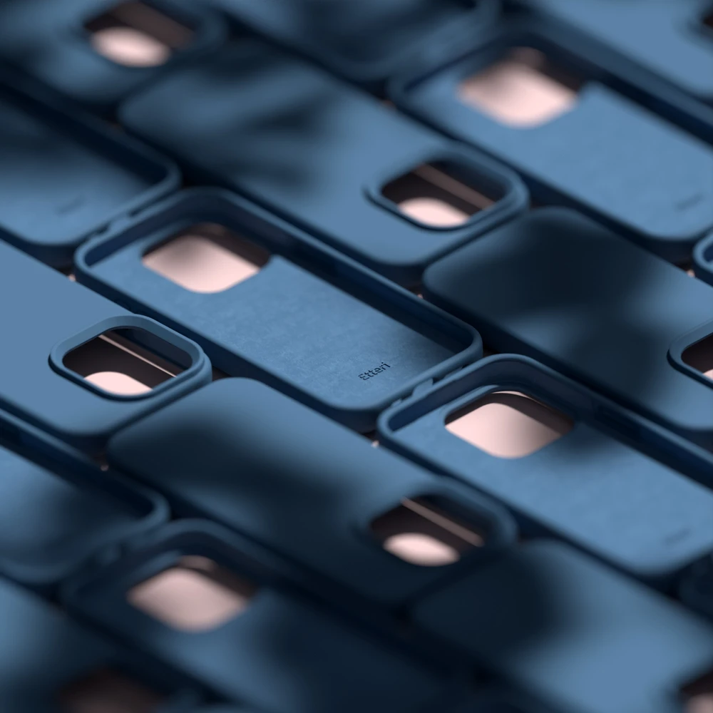 Etteri silikoninis dėklas Samsung Galaxy A25 5G (global) tamsiai mėlynas