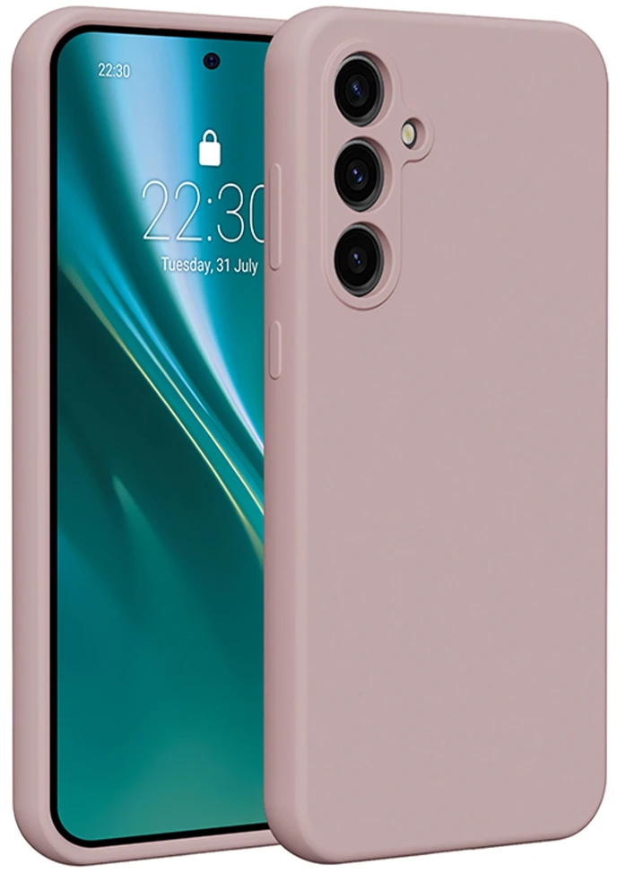 Etteri silikoninis dėklas Samsung Galaxy S23 FE šviesiai rožinis