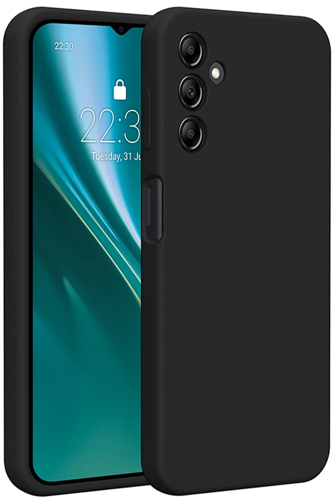 Etteri silikoninis dėklas Samsung Galaxy A14 juodas