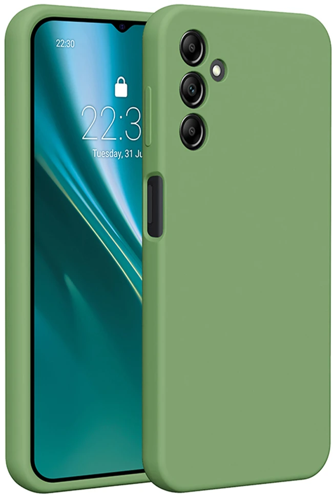 Etteri silikoninis dėklas Samsung Galaxy A14 šviesiai žalias