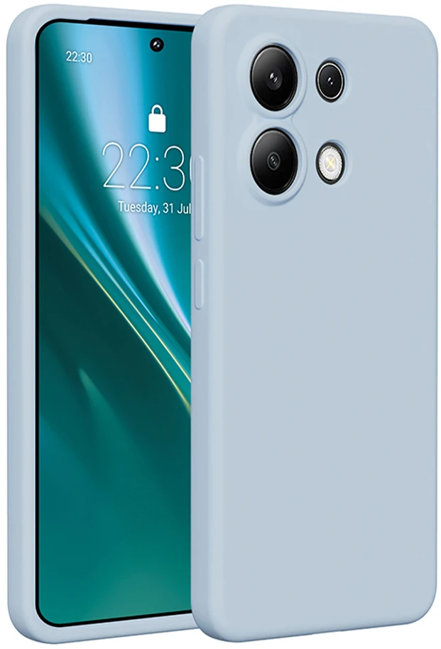 Etteri silikoninis dėklas Xiaomi Redmi Note 13 4G šviesiai mėlynas
