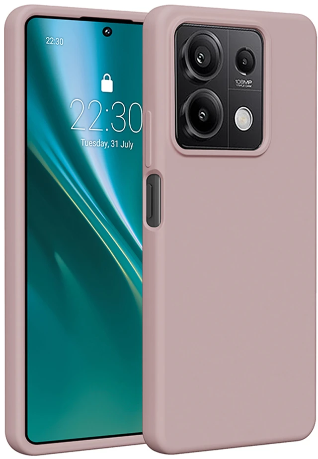 Etteri silikoninis dėklas Xiaomi Redmi Note 13 5G šviesiai rožinis