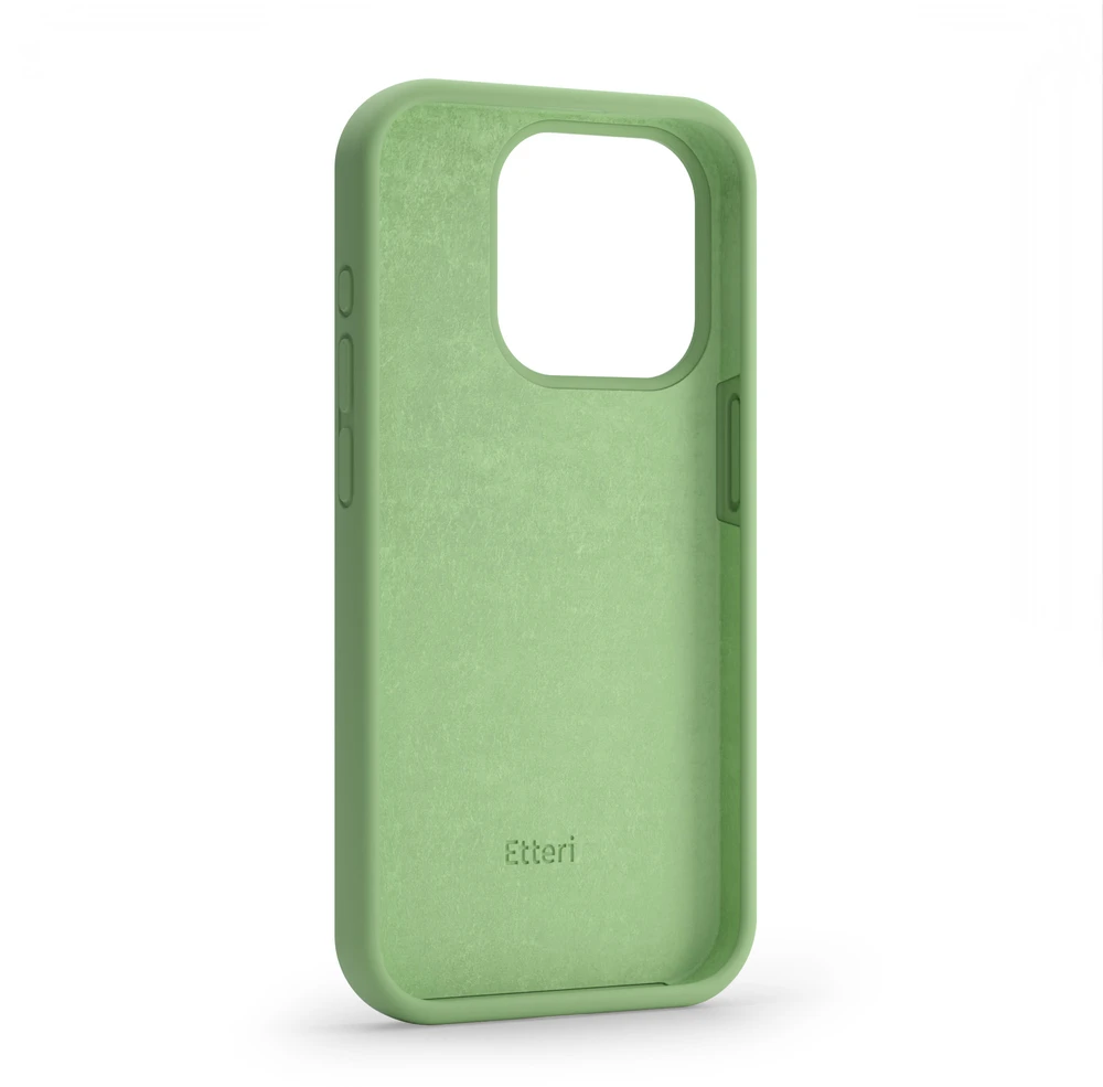 Etteri silikoninis dėklas Xiaomi Redmi Note 13 4G šviesiai žalias