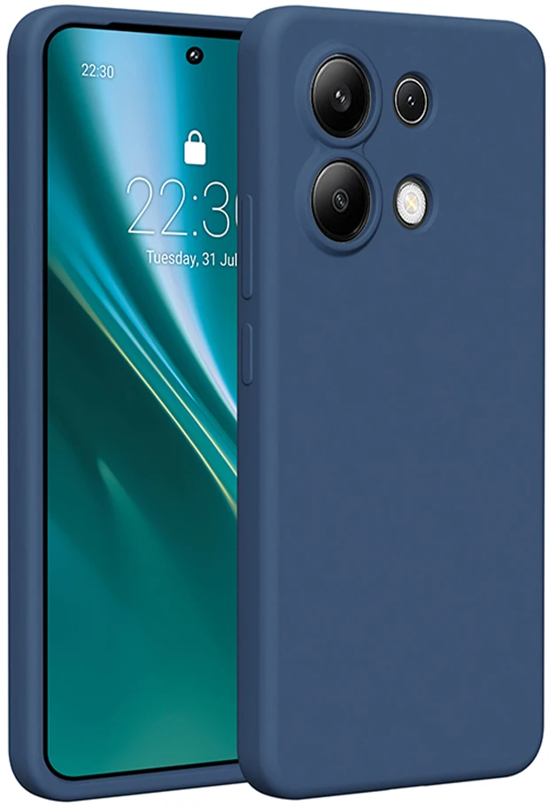Etteri silikoninis dėklas Xiaomi Redmi Note 13 4G tamsiai mėlynas