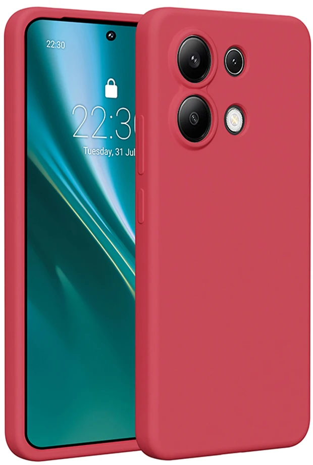 Etteri silikoninis dėklas Xiaomi Redmi Note 13 4G aviečių spalvos