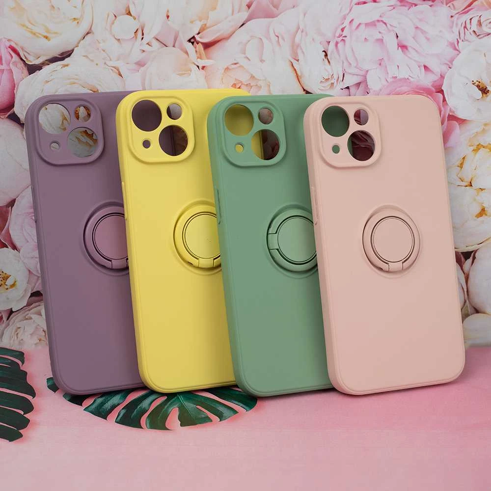 TelForceone Finger Grip Apple iPhone 7 / 8 / SE 2020 / SE 2022 dėklas telefonui geltonos spalvos