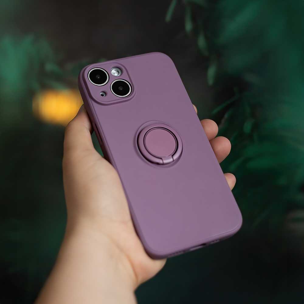 iLike TelForceone Finger Grip Xiaomi Redmi Note 13 Pro Plus 5G (global) dėklas telefonui violetinės spalvos