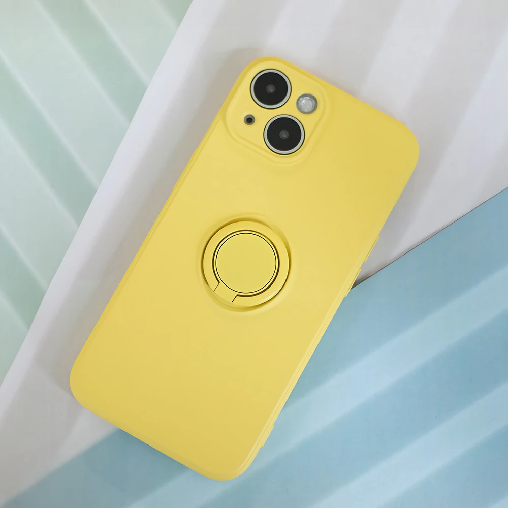 TFO „Finger Grip“ dėklas, skirtas Xiaomi Redmi Note 13 Pro Plus 5G (global), geltonas