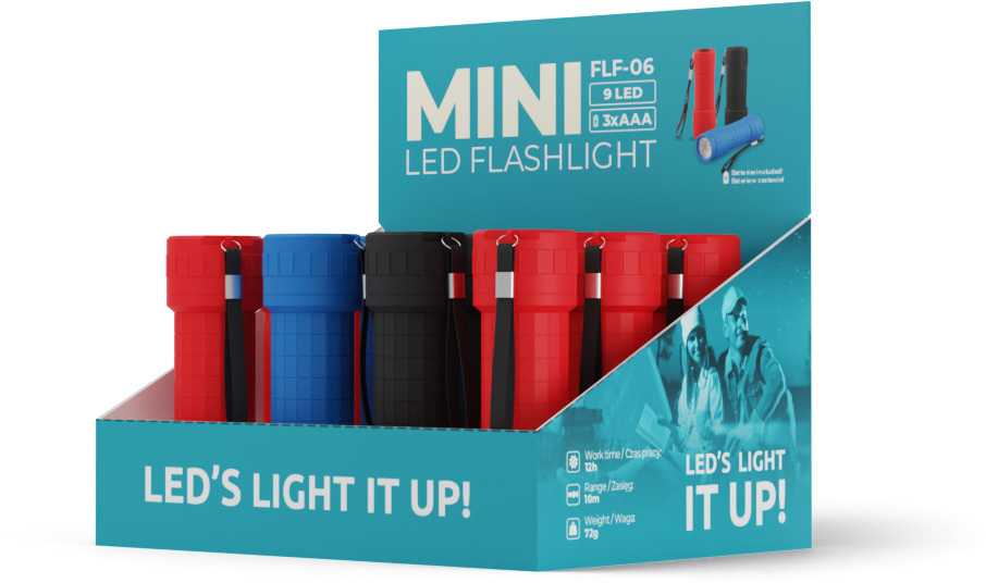 Forever Light LED žibintuvėlis MINI 3xAAA FLF-06