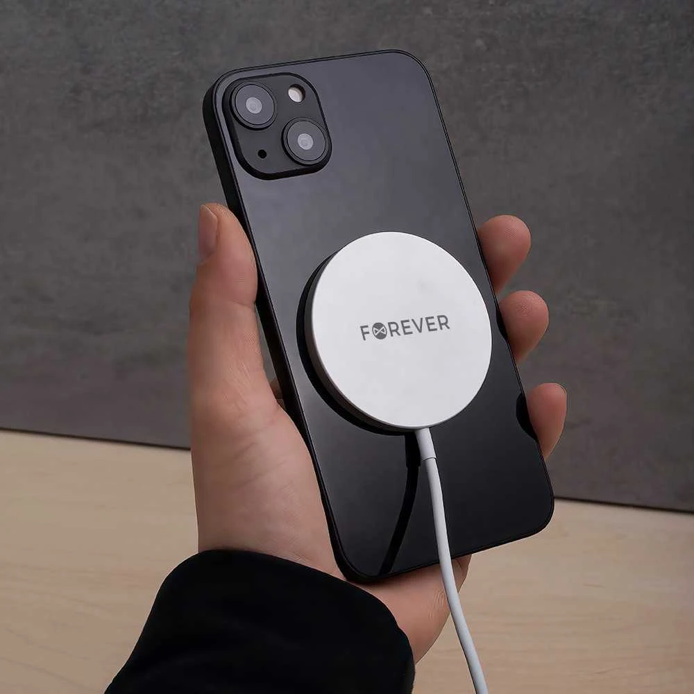 Forever MAWC-100 magnetinis belaidis įkroviklis 15W pilkas