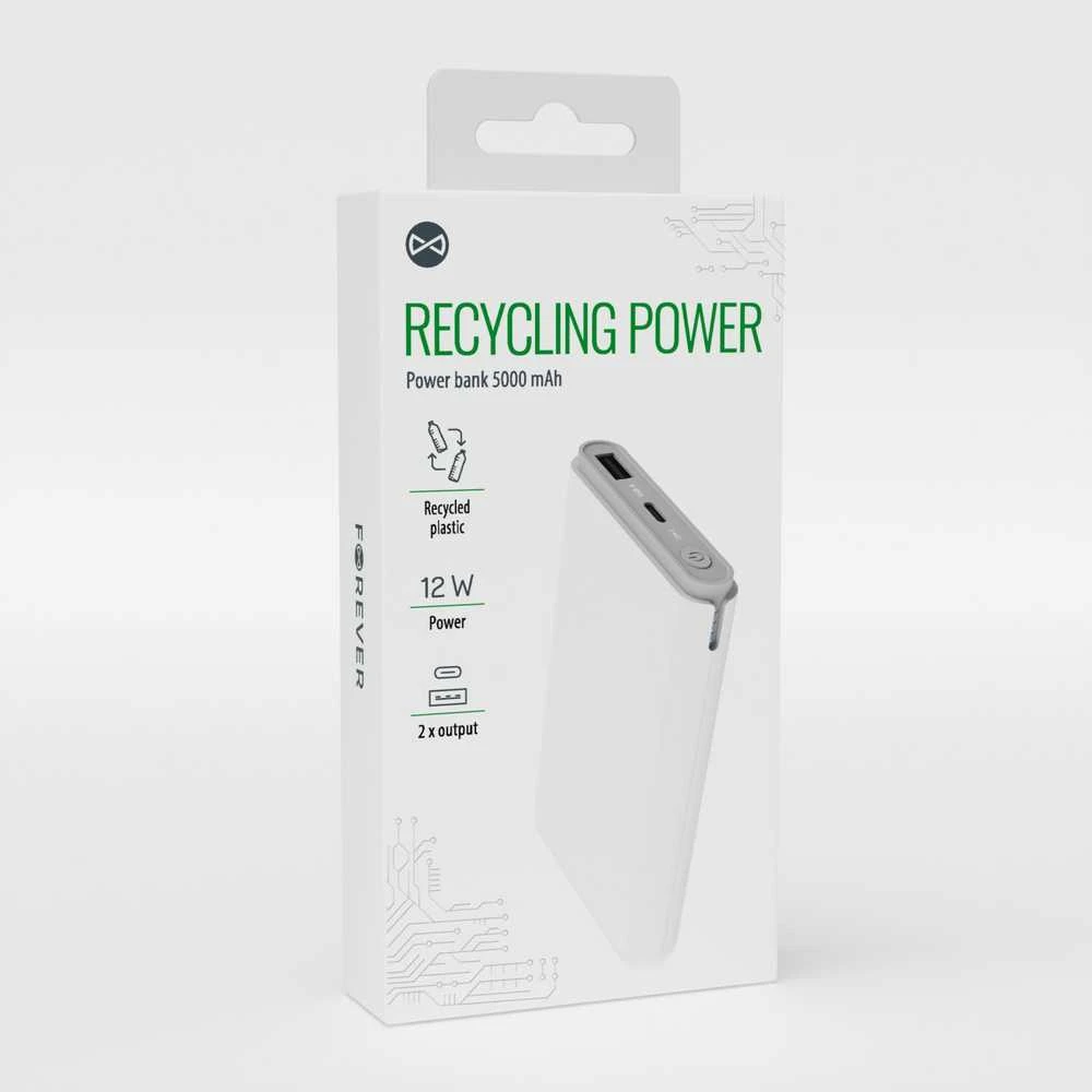 Forever Recycling Forever išorinė baterija 5000 mAh RPB-05-18,5