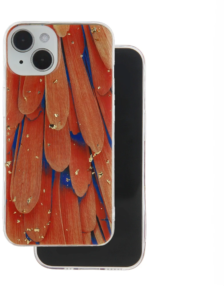 TFO Gold Glam dėklas Samsung Galaxy A14 4G / A14 5G oranžinis