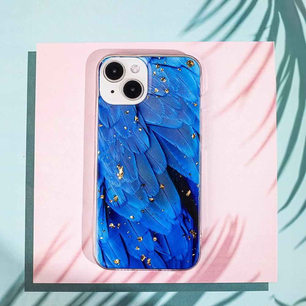 TFO „Gold Glam“ dėklas, skirtas Samsung Galaxy A25 5G (global), mėlynas