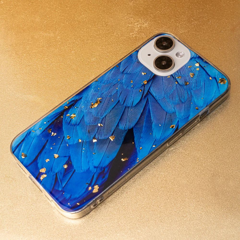 TFO „Gold Glam“ dėklas, skirtas Samsung Galaxy A25 5G (global), mėlynas