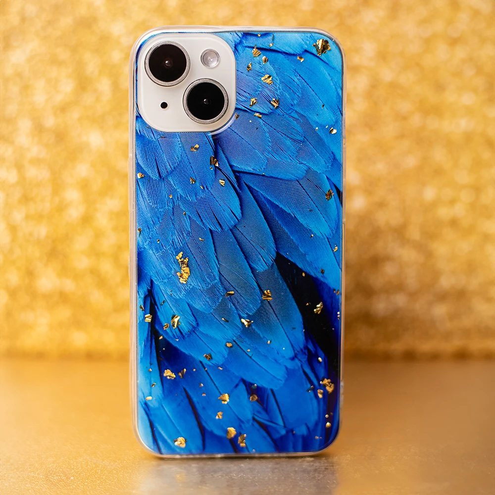 TFO „Gold Glam“ dėklas, skirtas Samsung Galaxy A25 5G (global), mėlynas