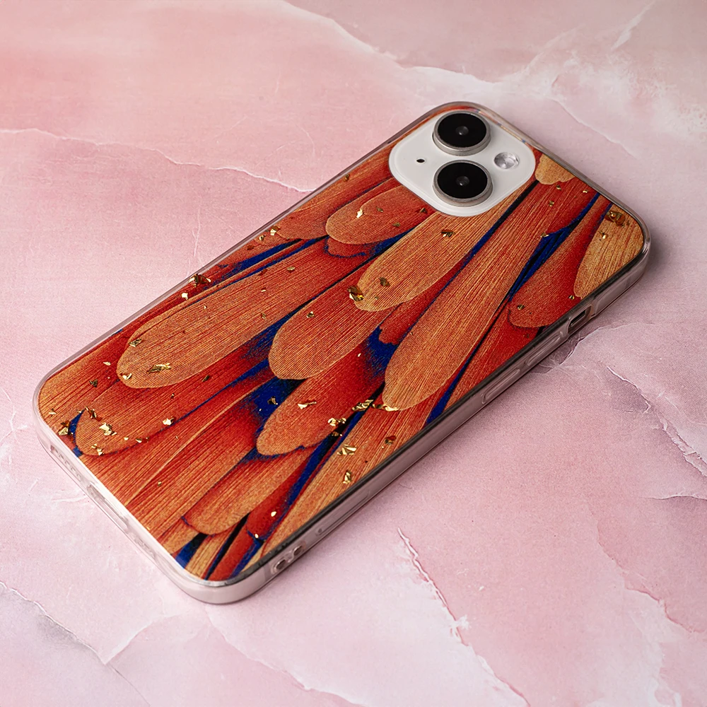 TFO „Gold Glam“ dėklas, skirtas „Samsung Galaxy A25 5G“ (global), oranžinis
