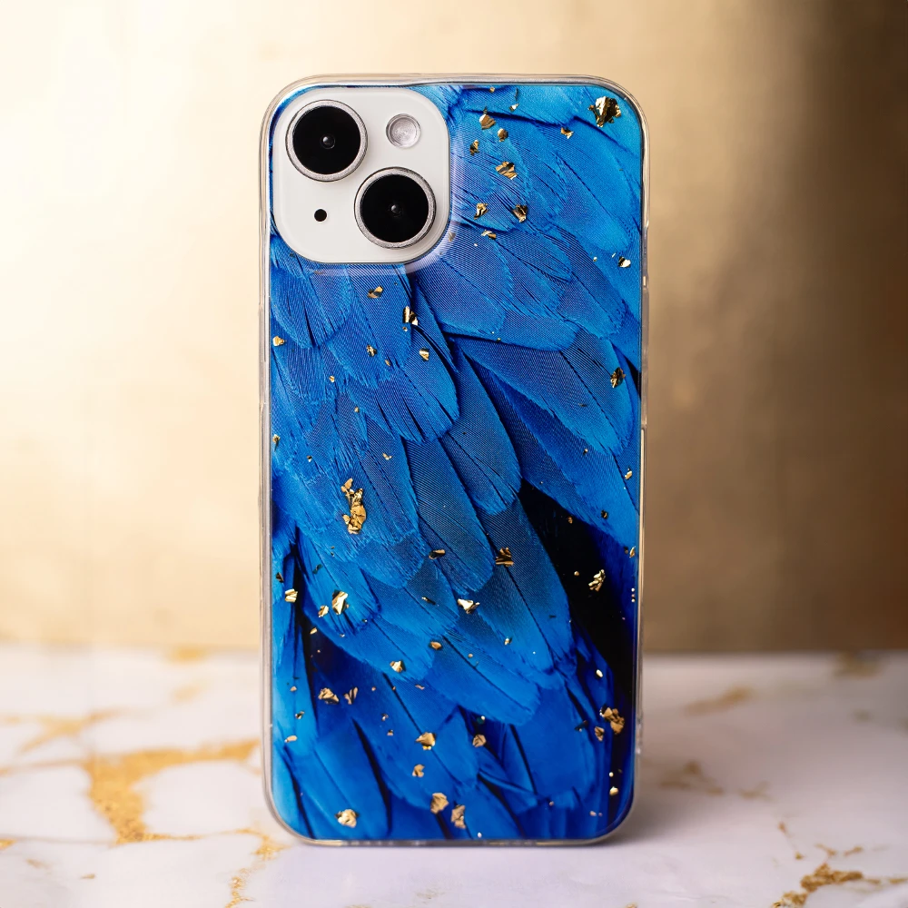 TFO „Gold Glam“ dėklas, skirtas Samsung Galaxy A25 5G (global), mėlynas