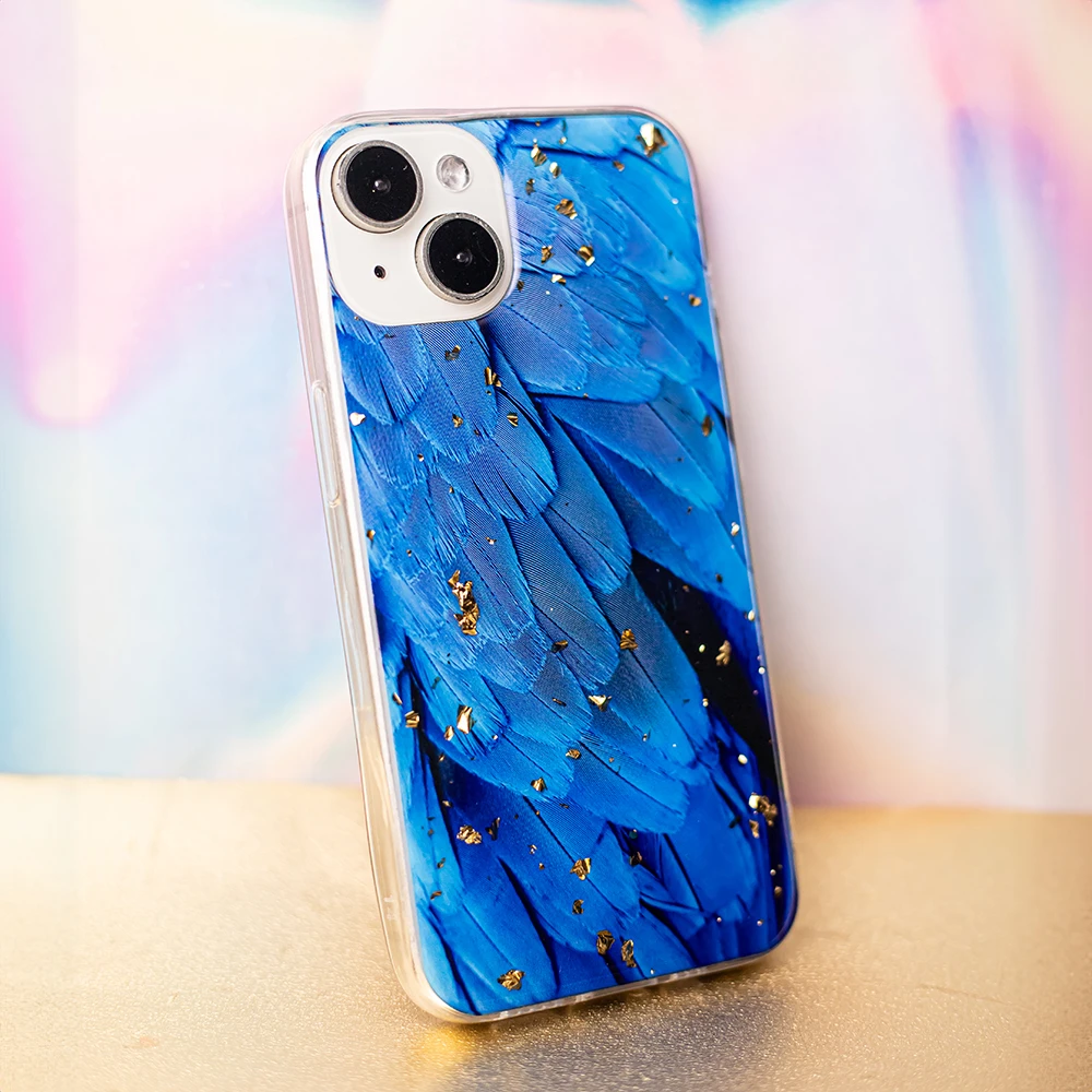 TFO „Gold Glam“ dėklas, skirtas Samsung Galaxy A35 5G, mėlynas