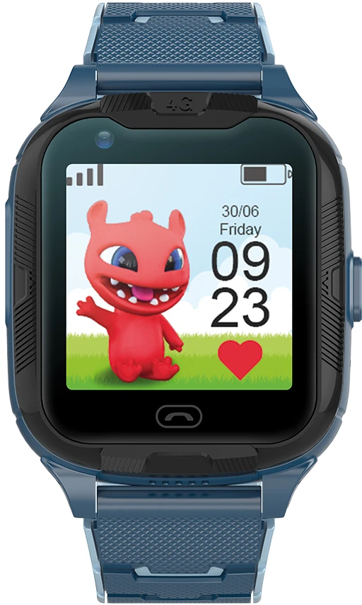 Išmanusis laikrodis Maxlife 4G GPS WiFi MXKW-350, Mėlynos spalvos