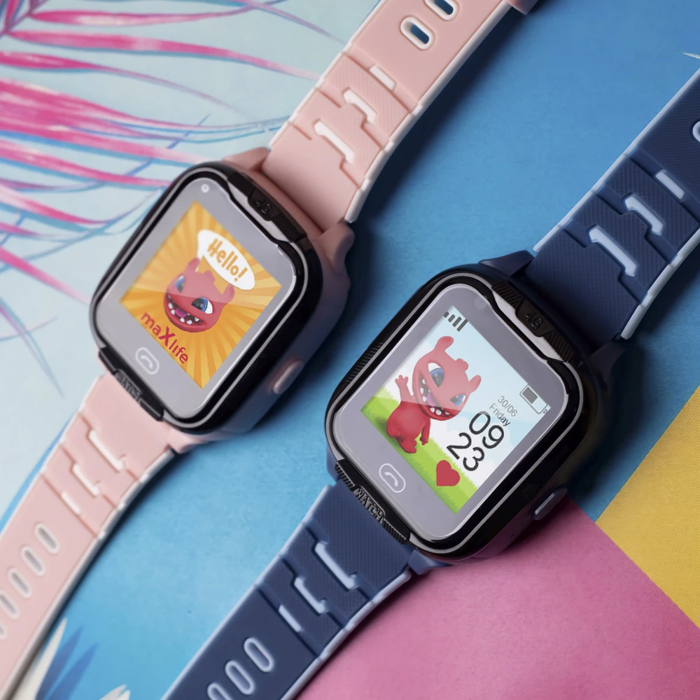 Išmanusis laikrodis Maxlife 4G GPS WiFi MXKW-350, Mėlynos spalvos