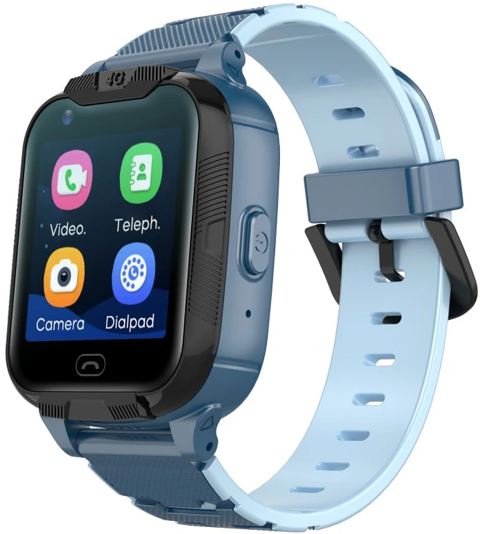 Išmanusis laikrodis Maxlife 4G GPS WiFi MXKW-350, Mėlynos spalvos