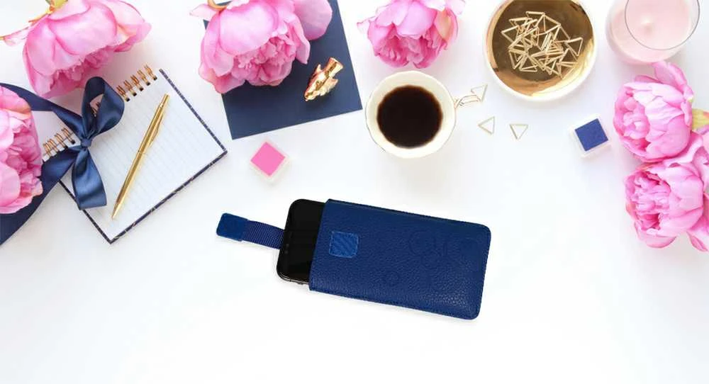 Telone Deko 1 dėklas (Size 16) Apple iPhone 11 Pro/Xs/Samsung S22/S23/Xcover 4s mėlynos spalvos