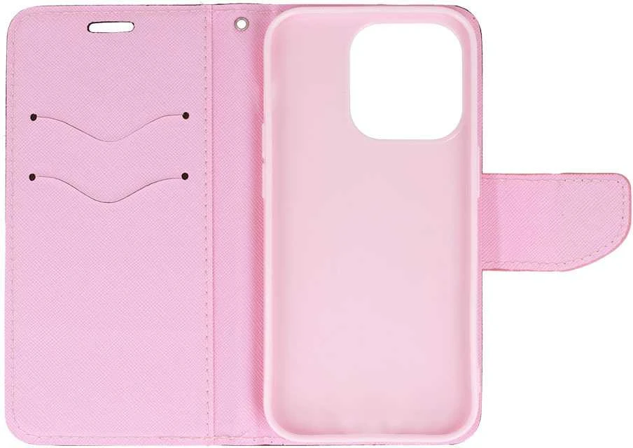 Toptel Telone Fancy dėklas skirtas Samsung Galaxy S23 Plus juodas-pink