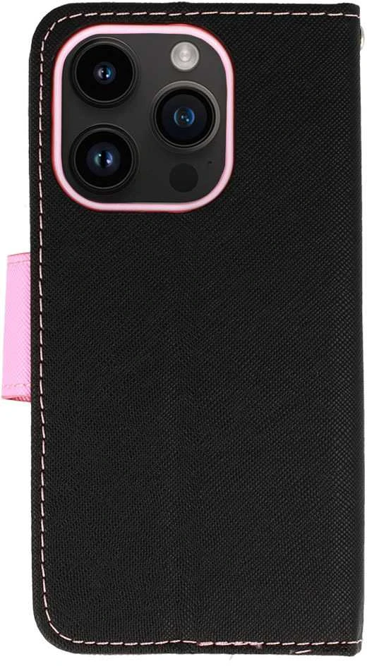 Toptel Telone Fancy dėklas skirtas Samsung Galaxy S23 juodas-pink