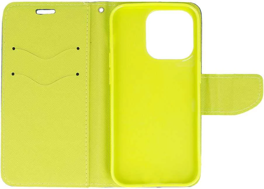 Fusion Accessories Telone Fancy dėklas skirtas Xiaomi Redmi Note 11 5G/Note 11S 5G/Poco M4 Pro 5G navy-lime