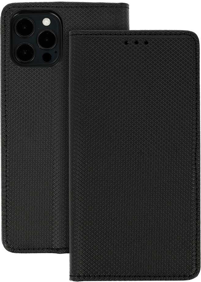 Telone Smart Book MAGNET dėklas skirtas Samsung Galaxy A13 5G/A04S juodos spalvos