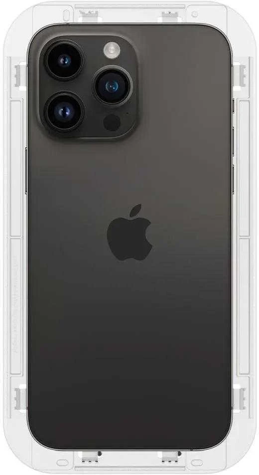 SPIGEN GLAS.TR "GRŪDINTAS STIKLAS EZ FIT" 2 PAKUOTĖS IPHONE 14 PRO CLEAR