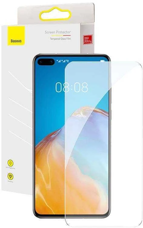Baseus grūdinto stiklo ekrano apsauga, skirta HUAWEI P40