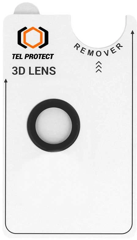 Tempered glass Tel Protect 3D kameros apsauga skirta Apple iPhone 17 Air juodas (lens 1 piece)