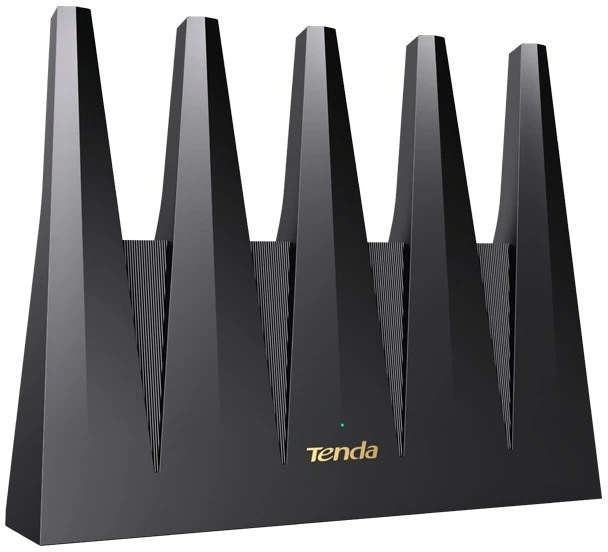 Tenda BE12 Pro belaidis maršrutizatorius 2.5 Gigabit Ethernet Dviguba juosta (2,4 GHz / 5 GHz) Juoda